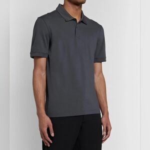 Lululemon - Stretch Pima Cotton-Blend Piqué Golf Polo Shirt - Gray. Size Small